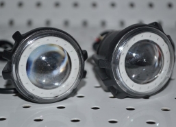 Дополнительная светодиодная LED-фары под зеркала Линза