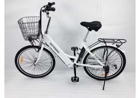 Электровелосипед 350Вт HoteBike Белый